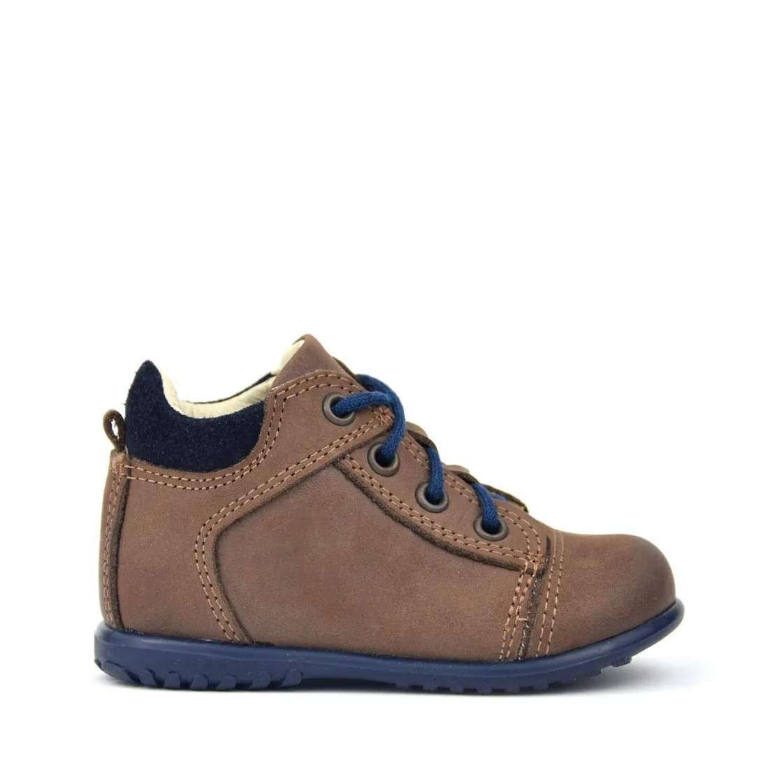 (2069-30M) Emel brown Lace Up Trainers