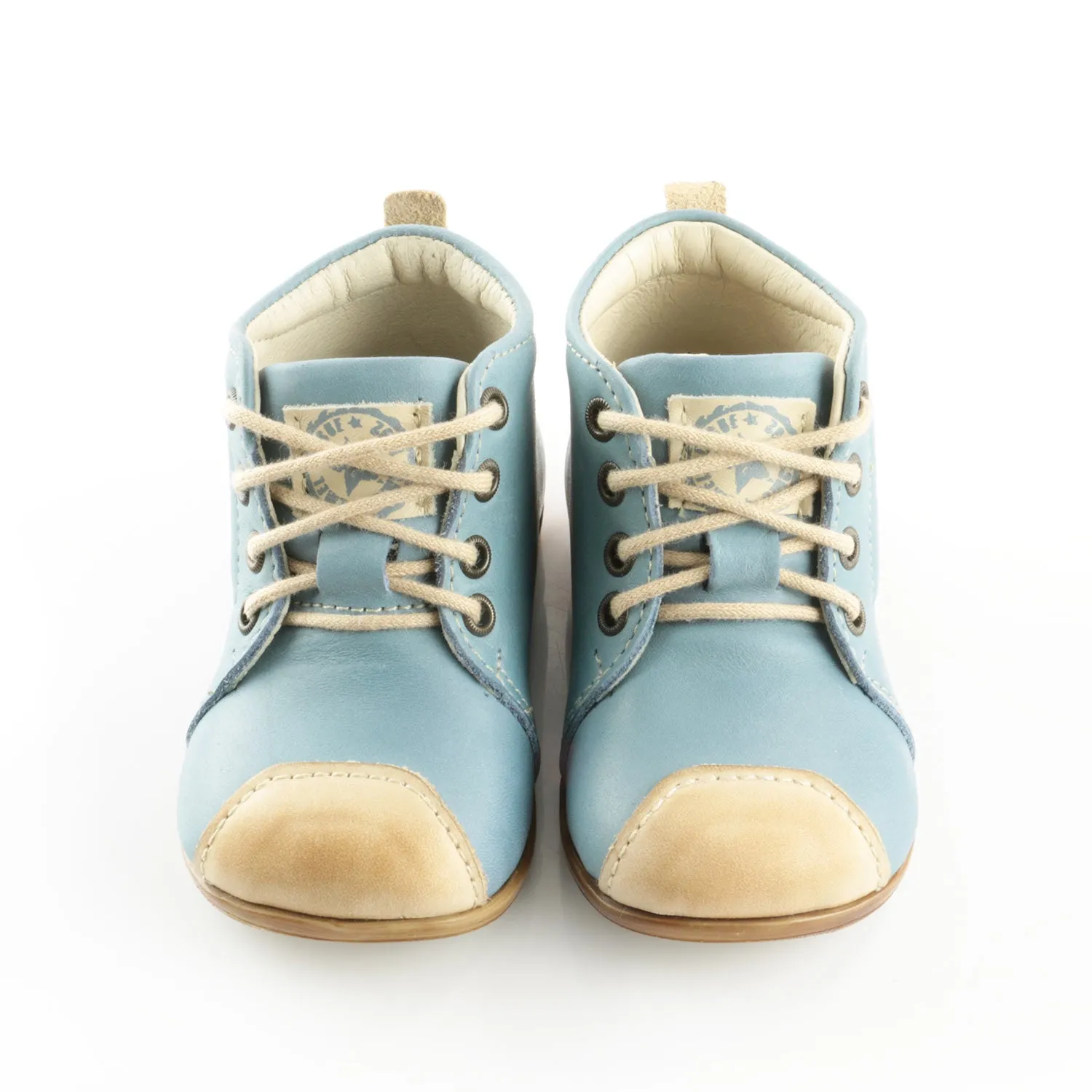 (2400-7) Emel Sky Blue Lace Up Classics