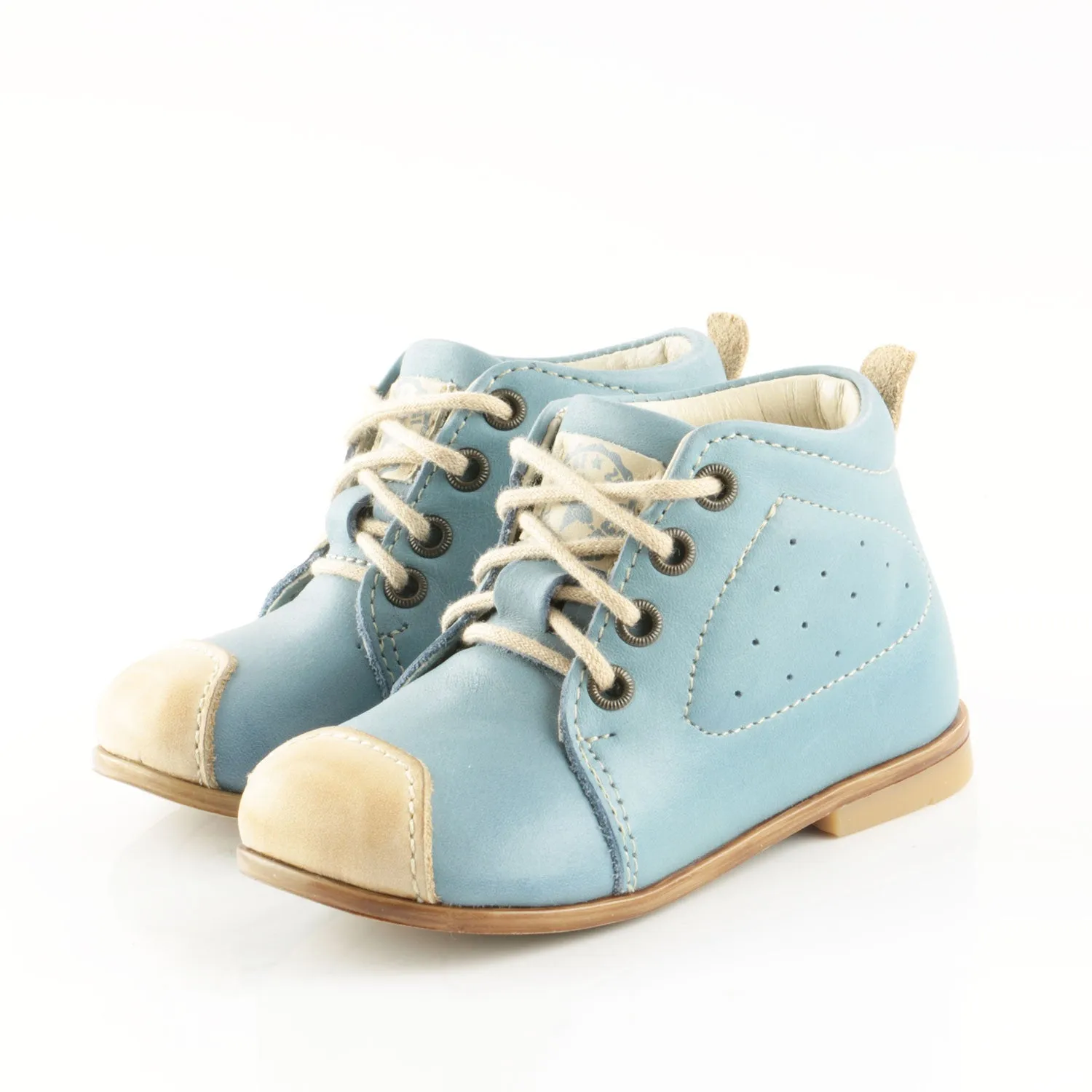 (2400-7) Emel Sky Blue Lace Up Classics