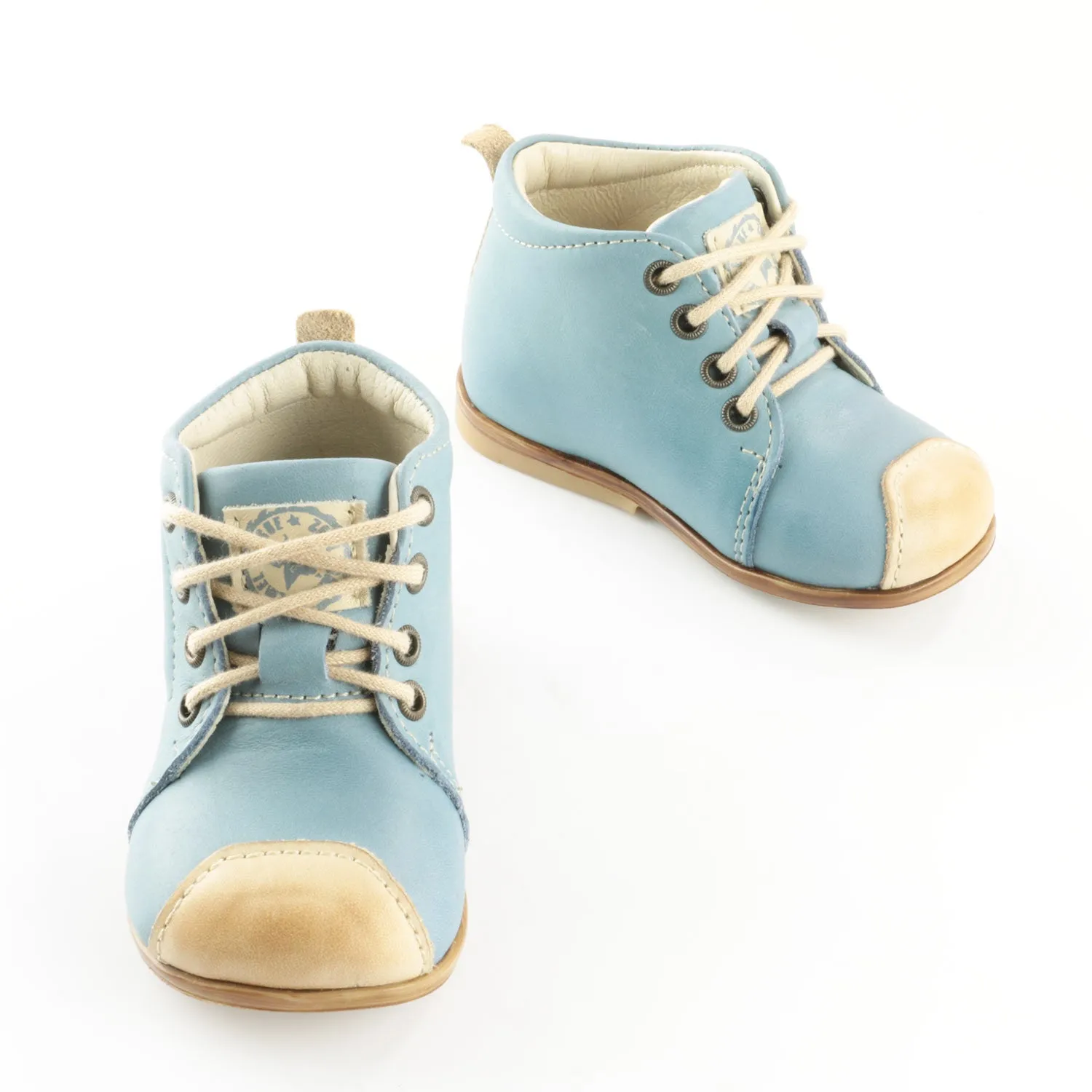 (2400-7) Emel Sky Blue Lace Up Classics