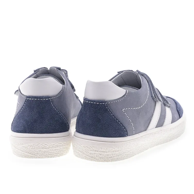 (2708-1) Low Velcro sneakers blue