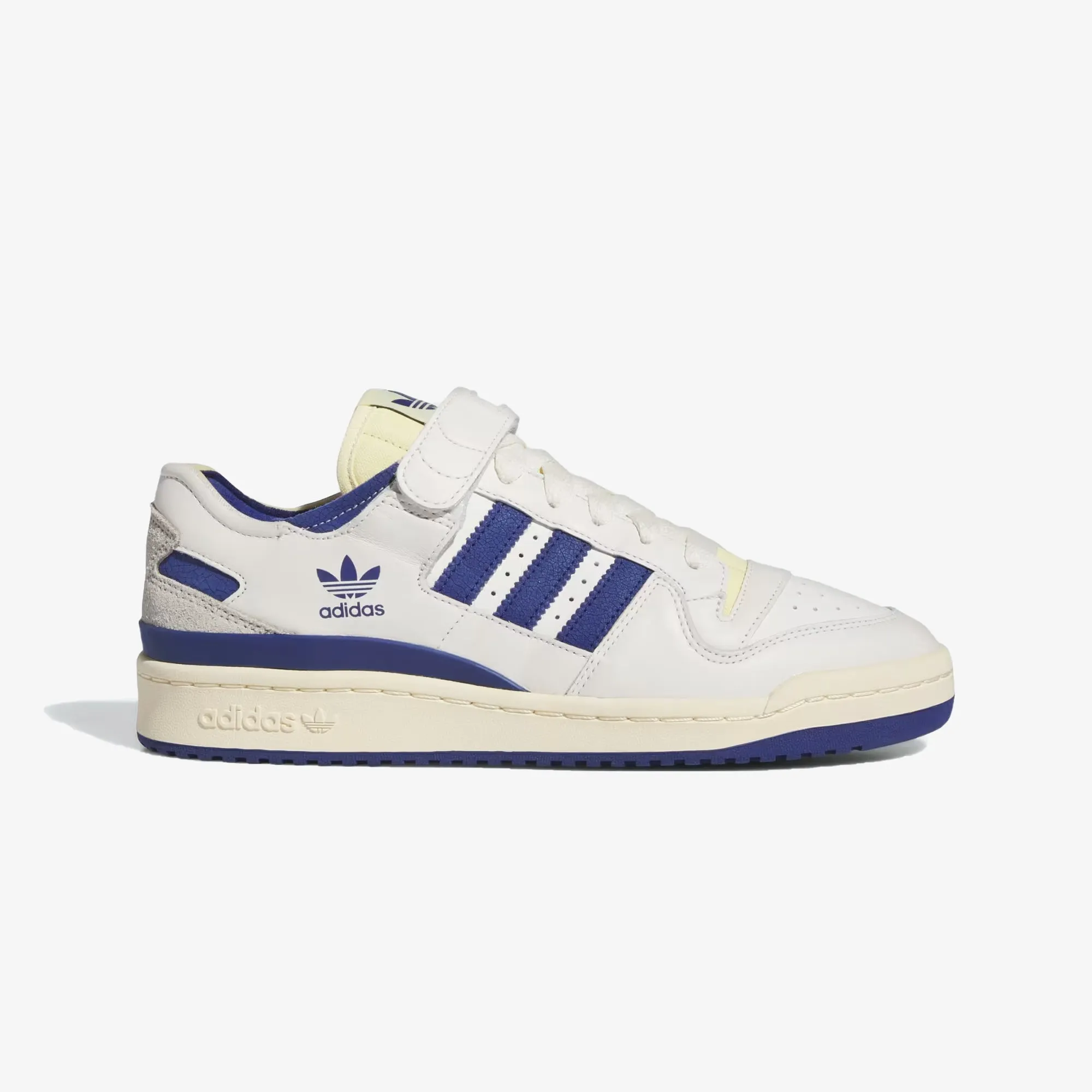 Adidas Originals | FORUM 84 LOW  { CLOUD WHITE/VICTORY BLUE/EASY YELLOW