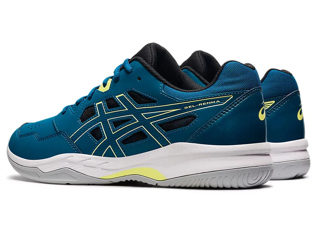 Asics Gel-Renma Men's Badminton Shoe - Deep Sea Teal/Glow Yellow