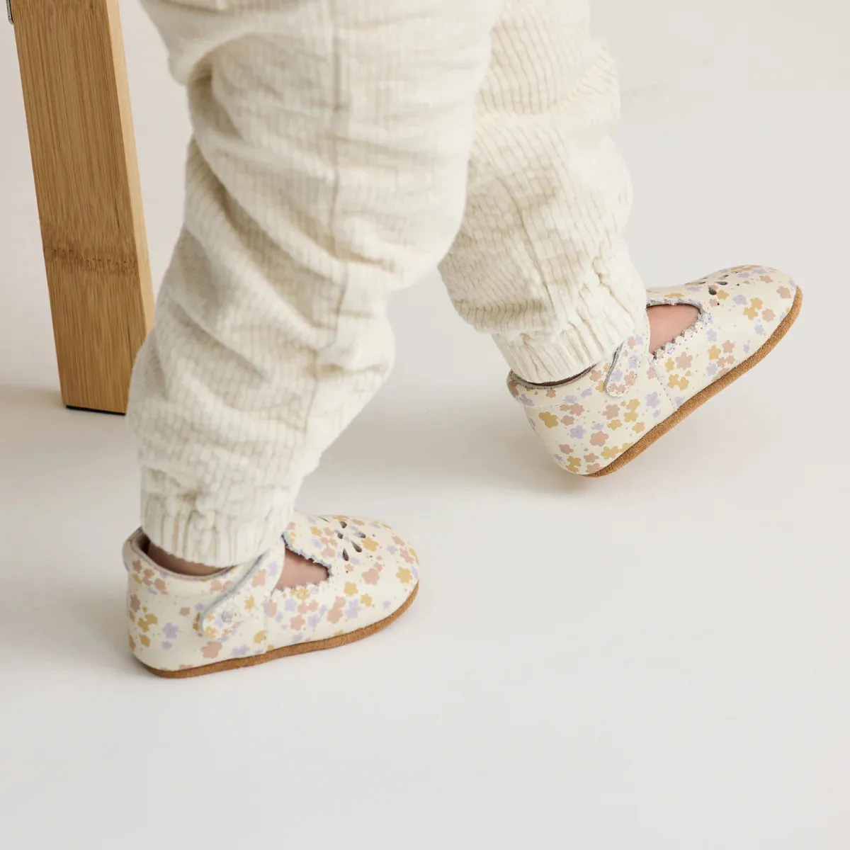 Baby Morgan T-Bar Shoes - Peony