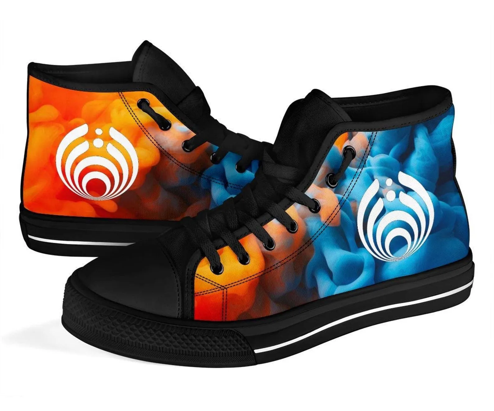 Bassnectar Fire & Ice High Top Shoes