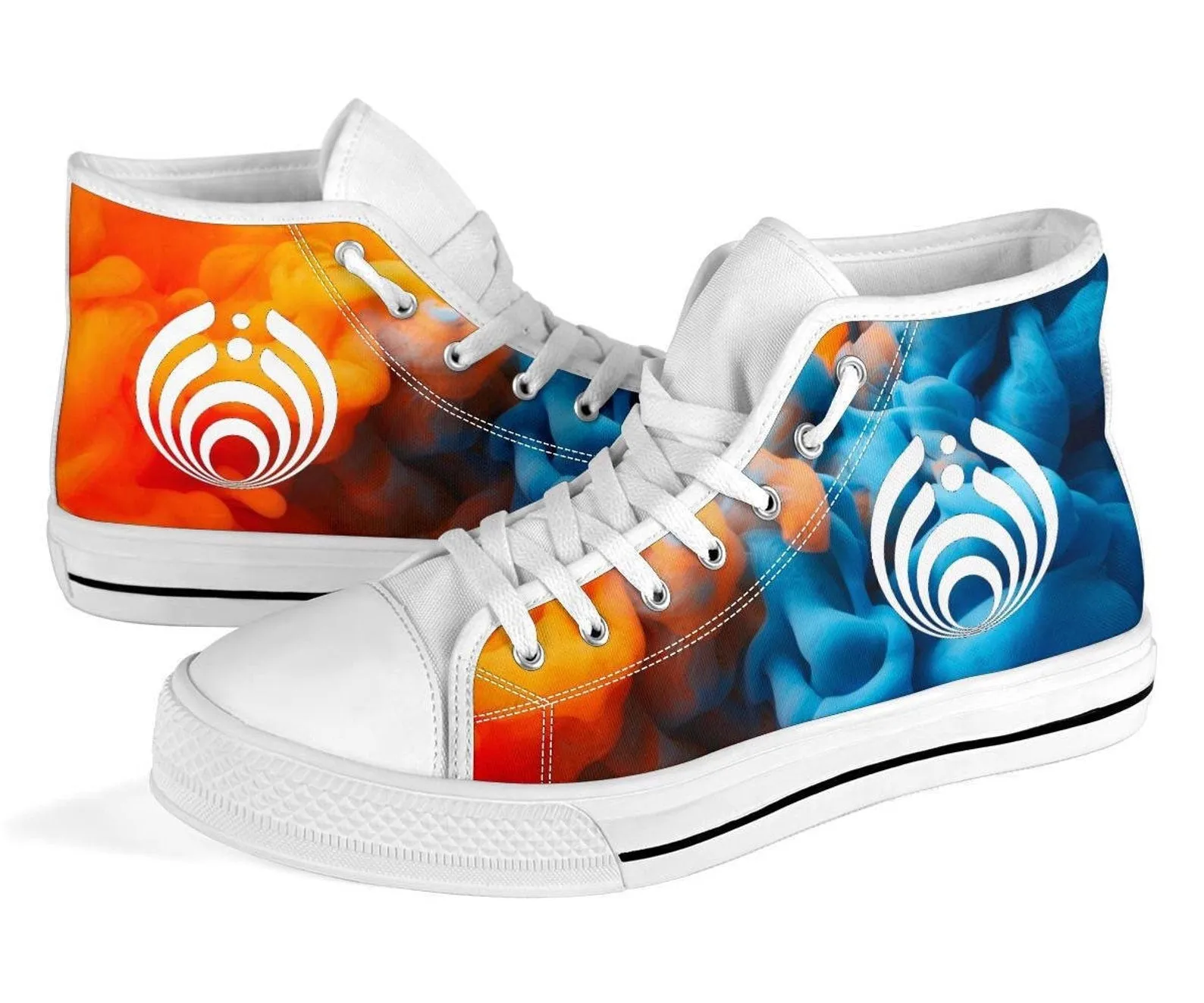 Bassnectar Fire & Ice High Top Shoes