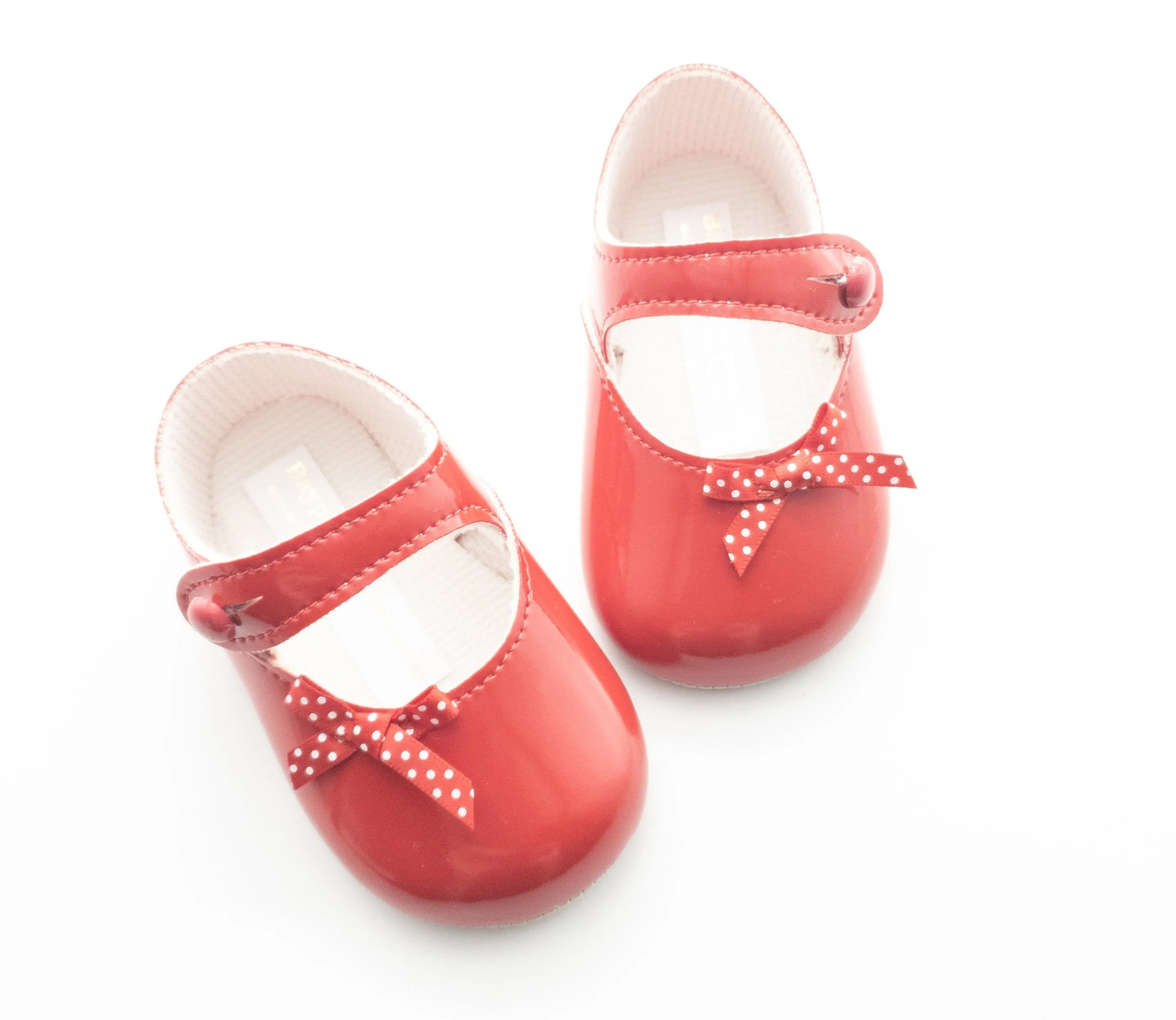 Baypods Girls Red Pram Shoes