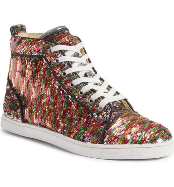 Bip Bip Glitter Womens Orlato Flat Sneakers