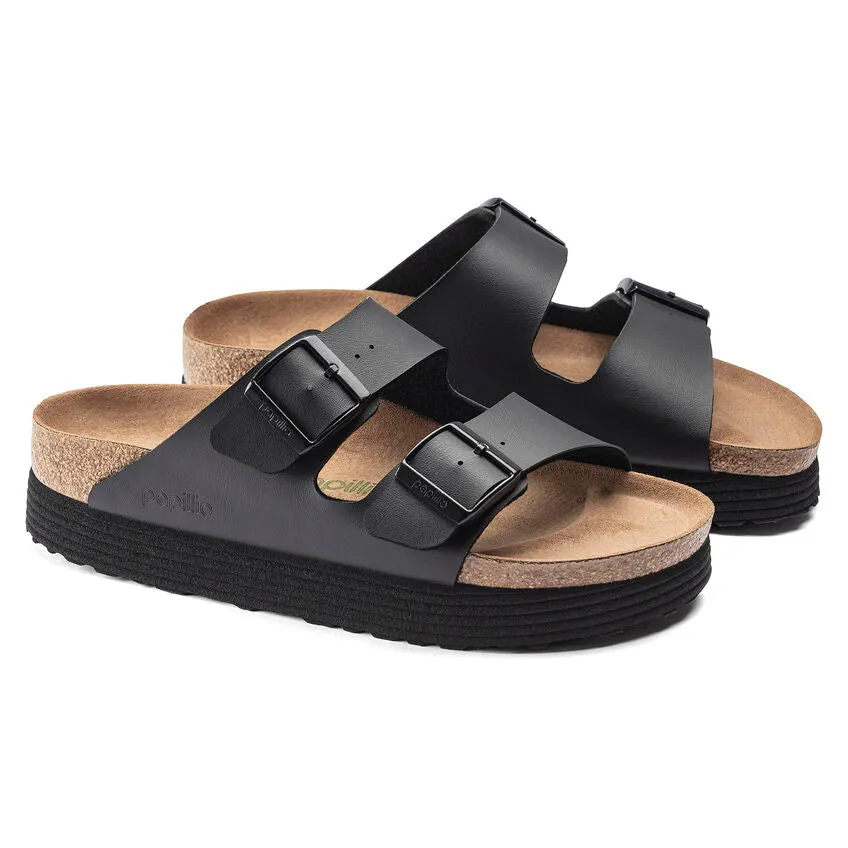 Birkenstock Arizona Black Vegan Platform