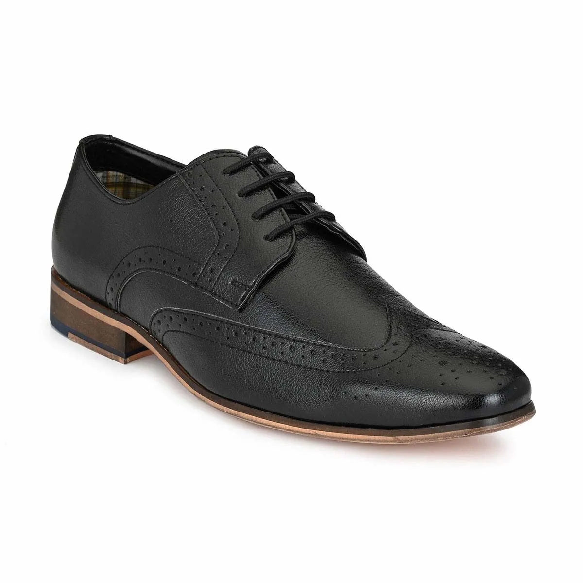 Black Leather Formal Brogue