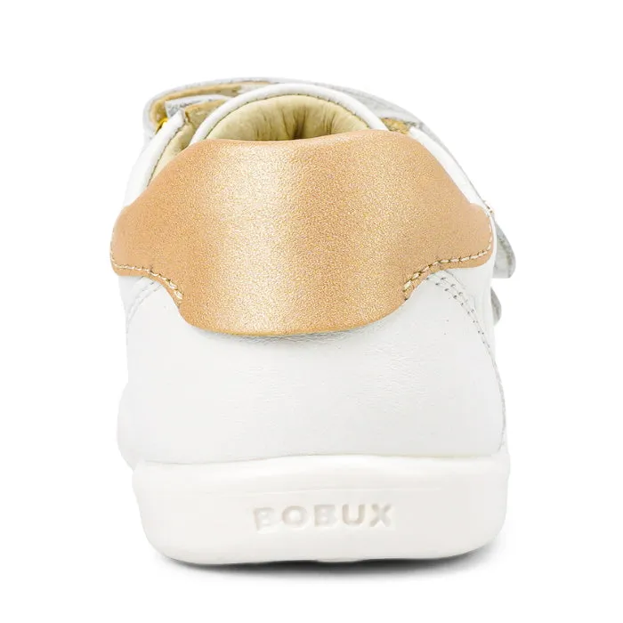 Bobux Kids IWalk IW Sprite Embossed Sneaker White Gold