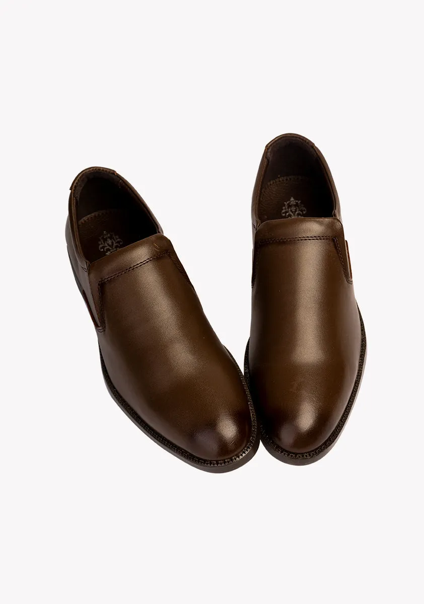 Classic Leather Brown Shoes