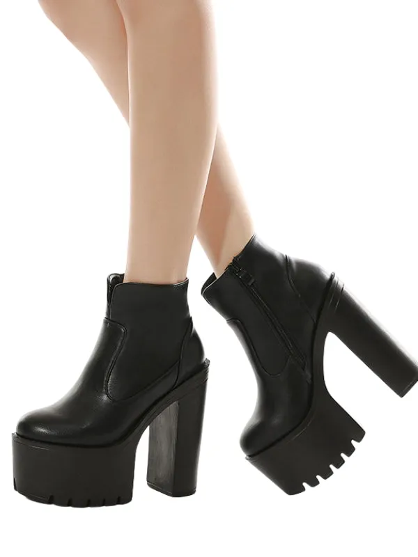 Dark Night High Heel Boots