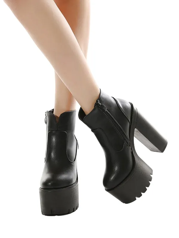 Dark Night High Heel Boots