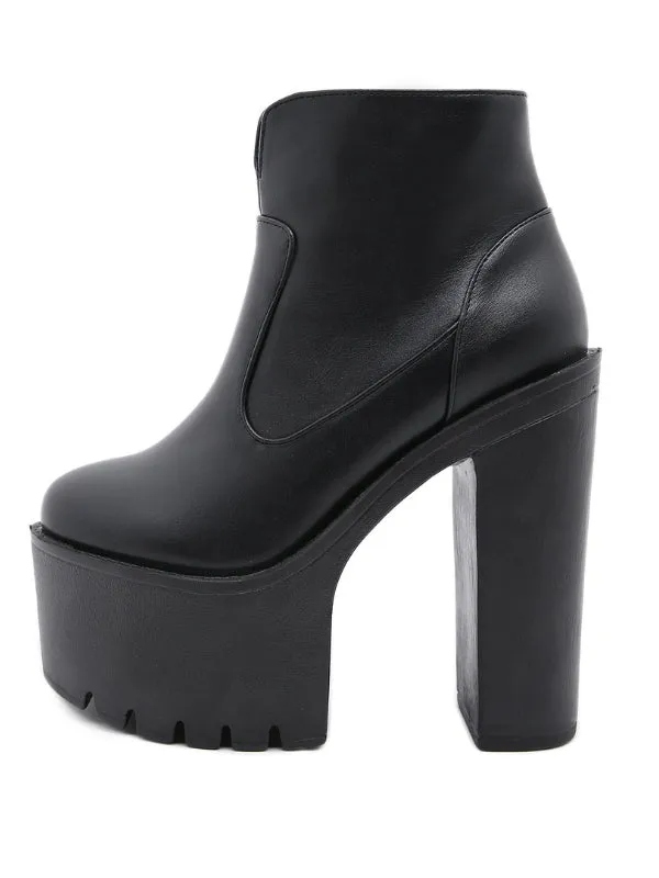 Dark Night High Heel Boots