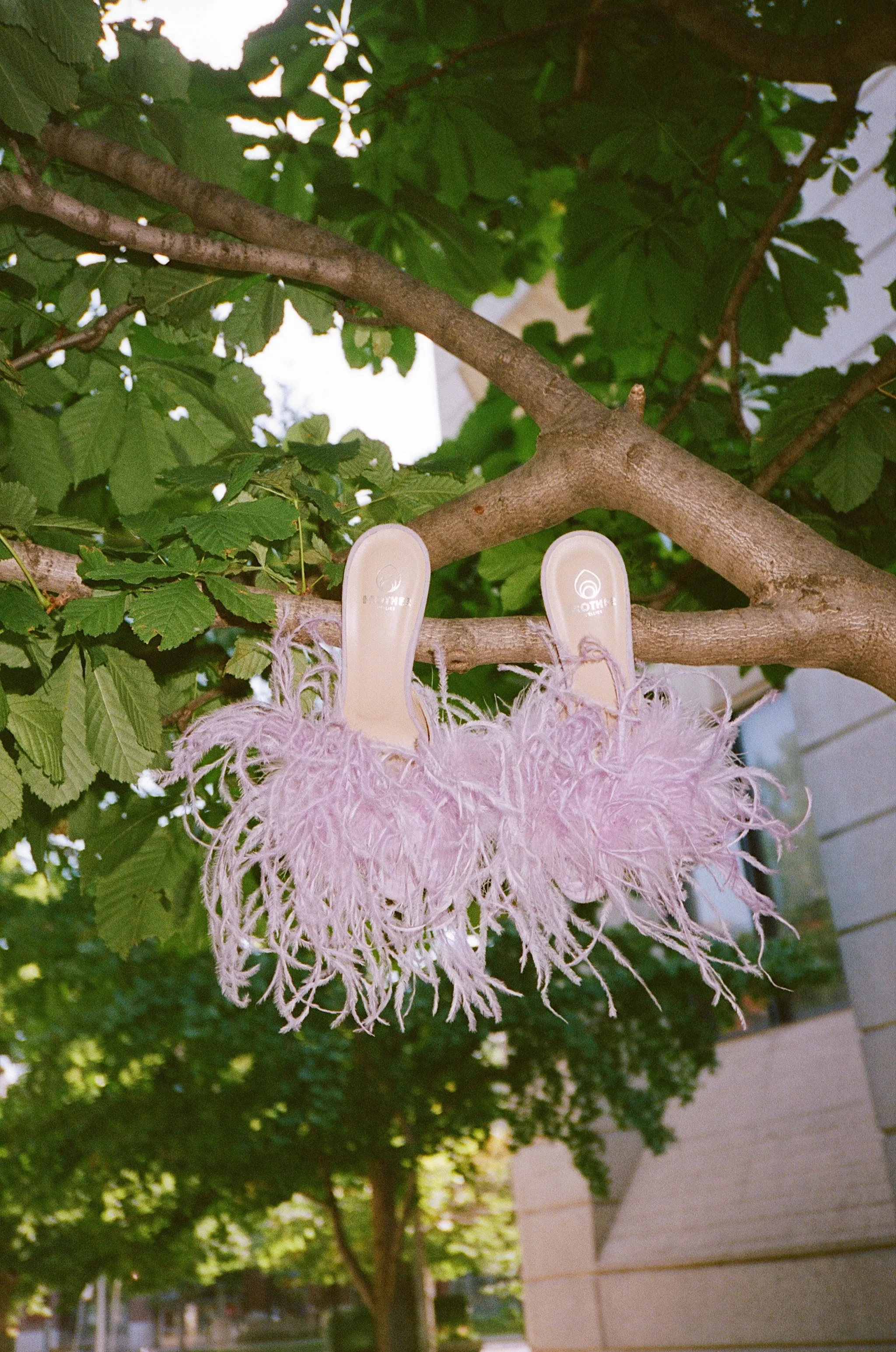 Dusty Lavender Palms Pump