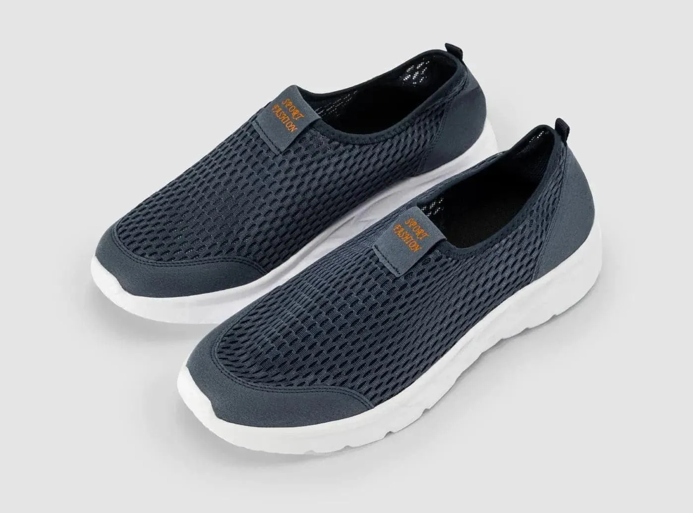 FitVille Men's Airy Slip-On Sneakers