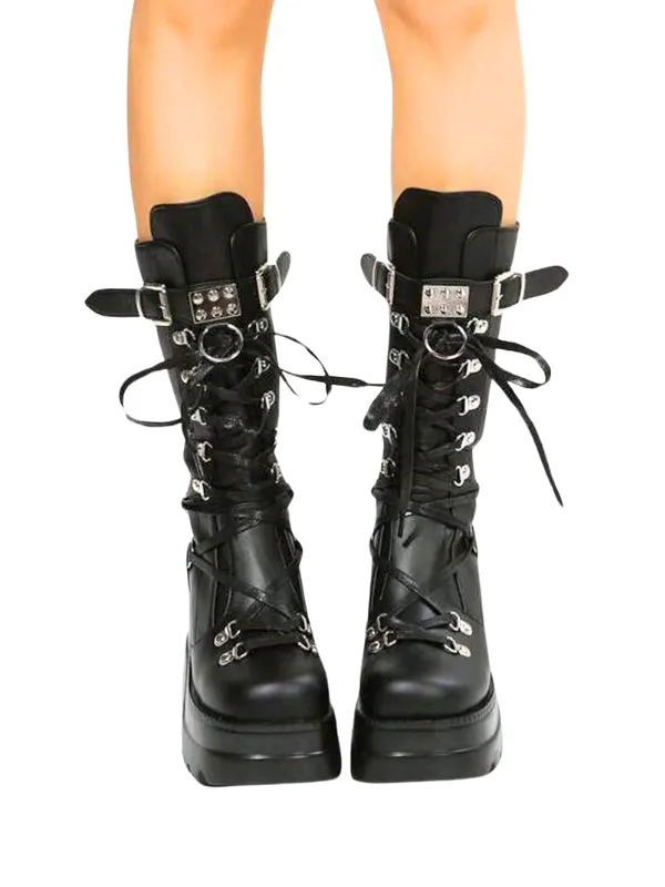 Gehenna Wedge Boots