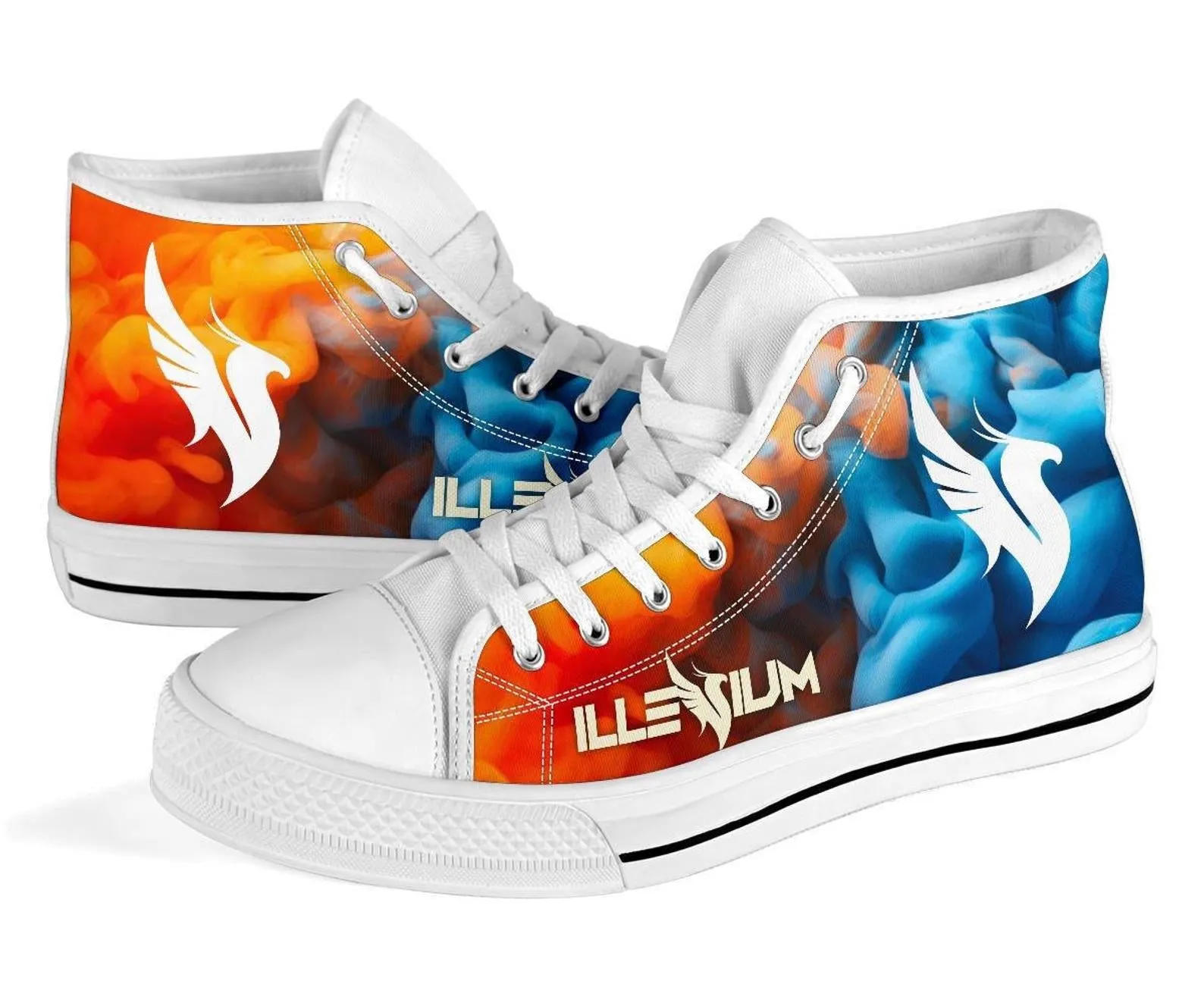 Illenium Fire & Ice High Top Shoes