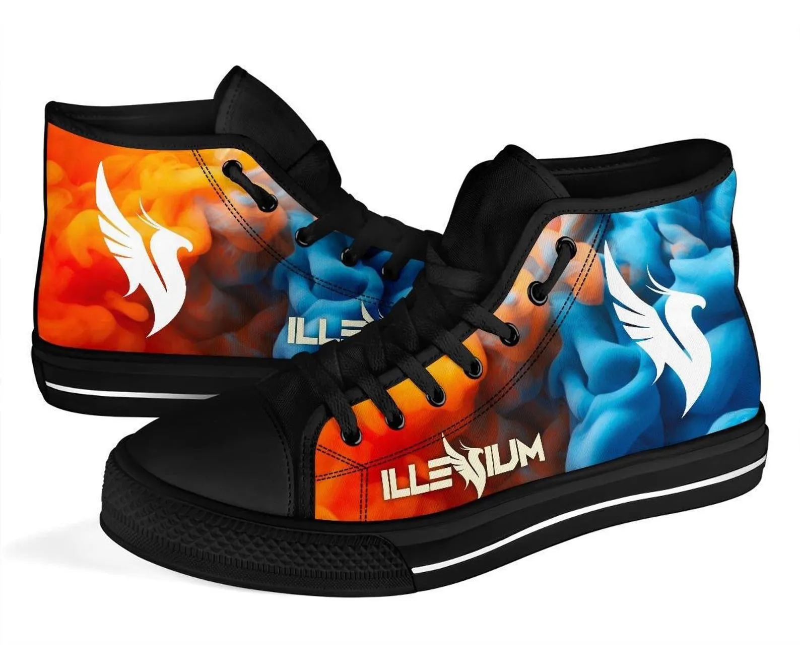 Illenium Fire & Ice High Top Shoes