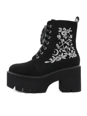 Kairos Velvet Ankle Boots