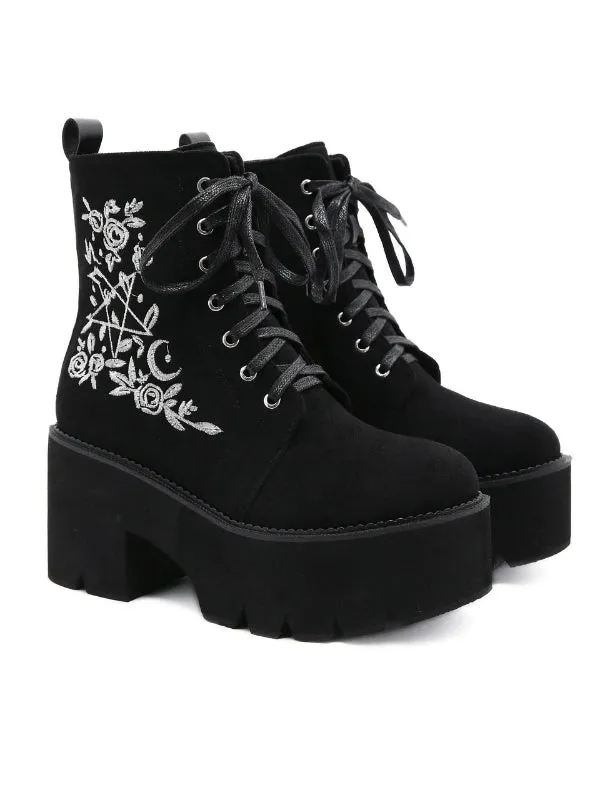 Kairos Velvet Ankle Boots