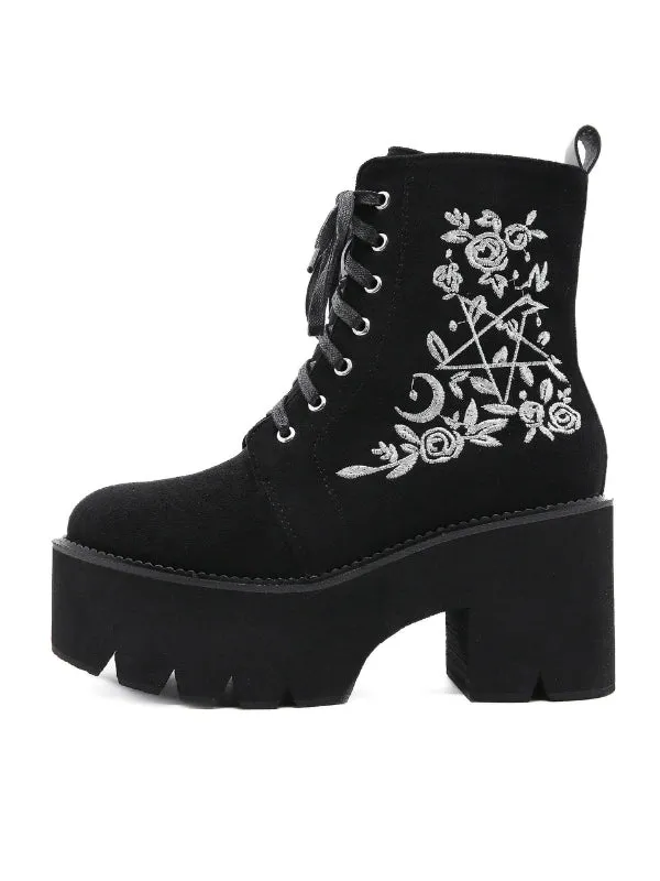 Kairos Velvet Ankle Boots