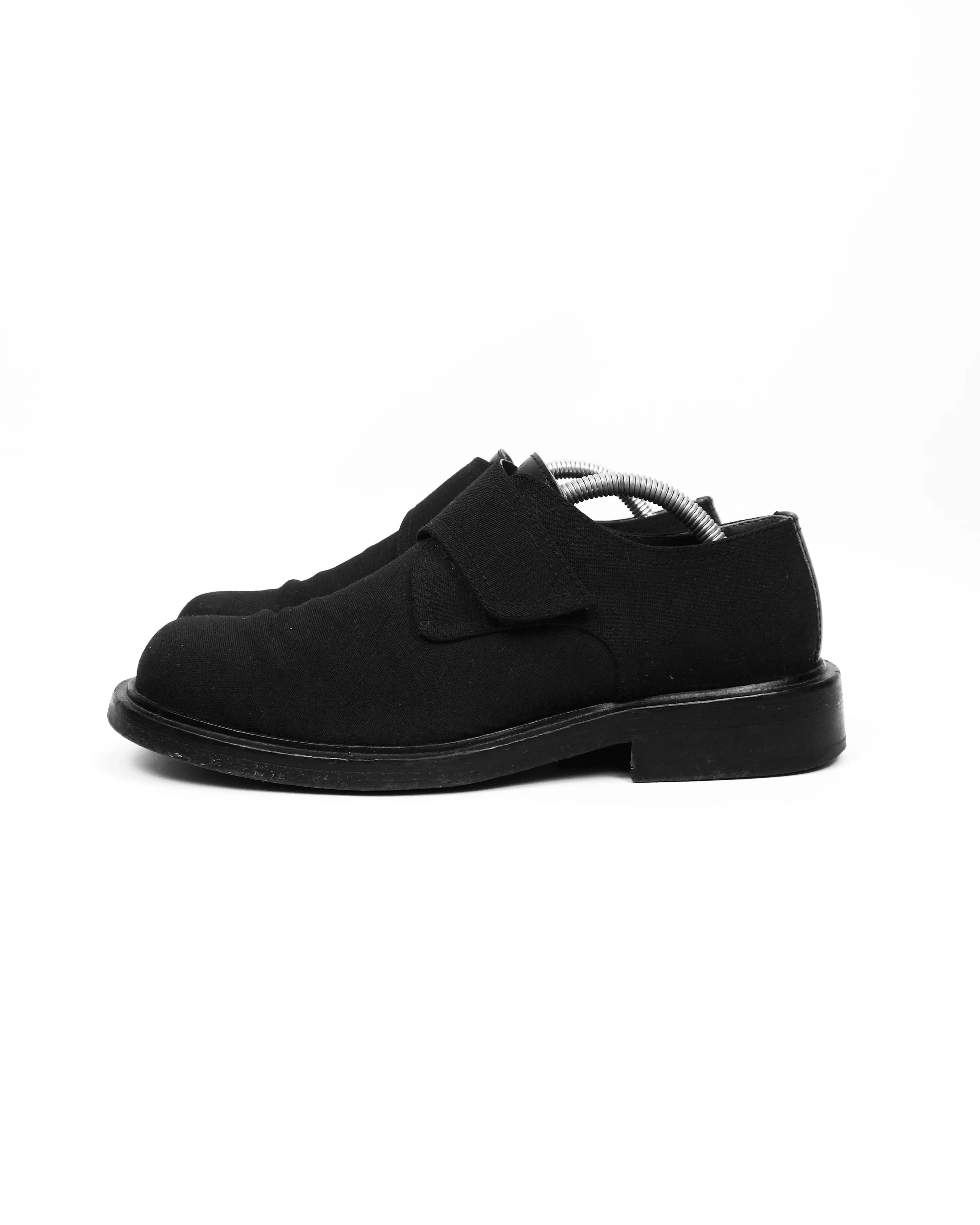 Kenzo Homme Velcro Black Derbies 1990's