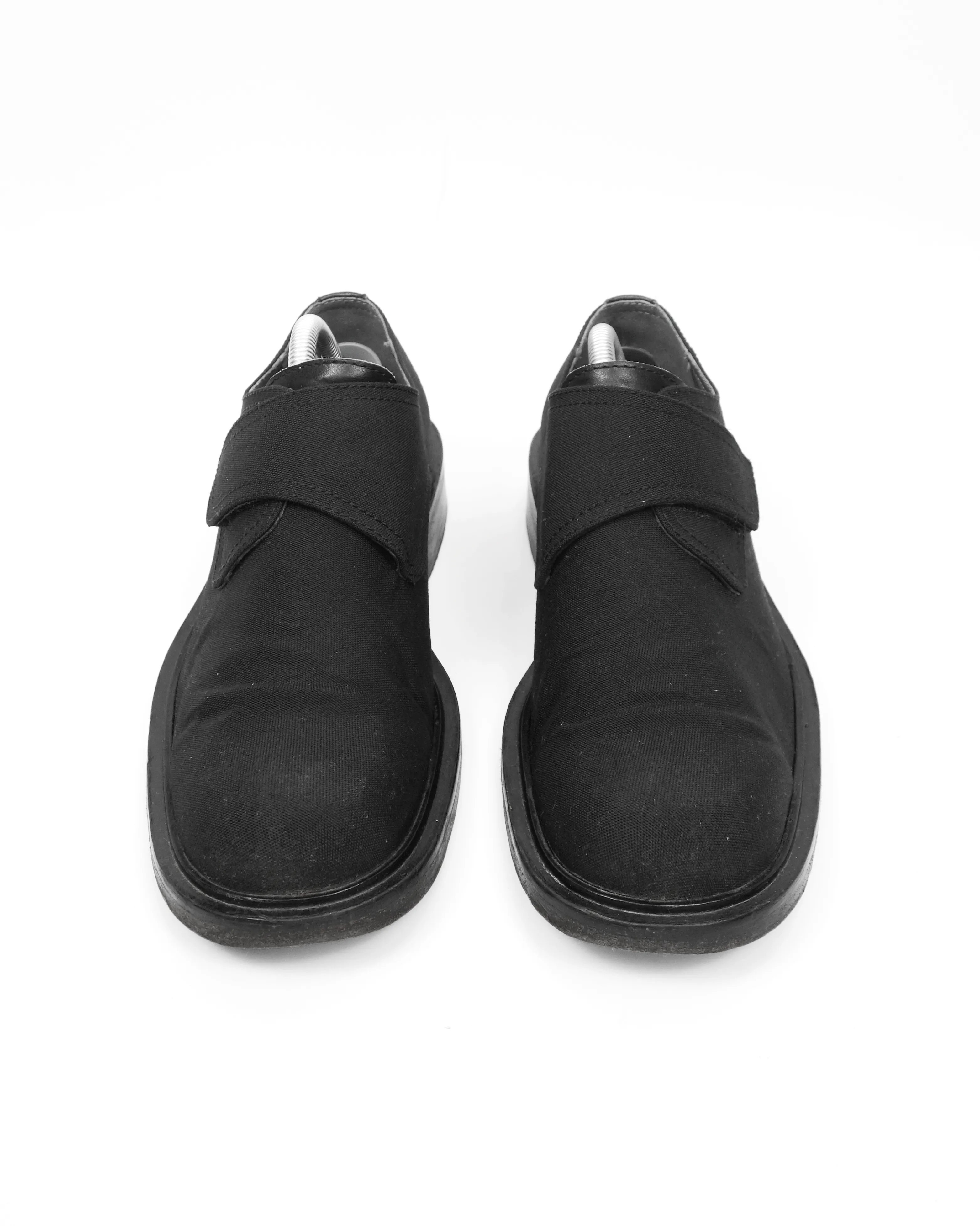 Kenzo Homme Velcro Black Derbies 1990's