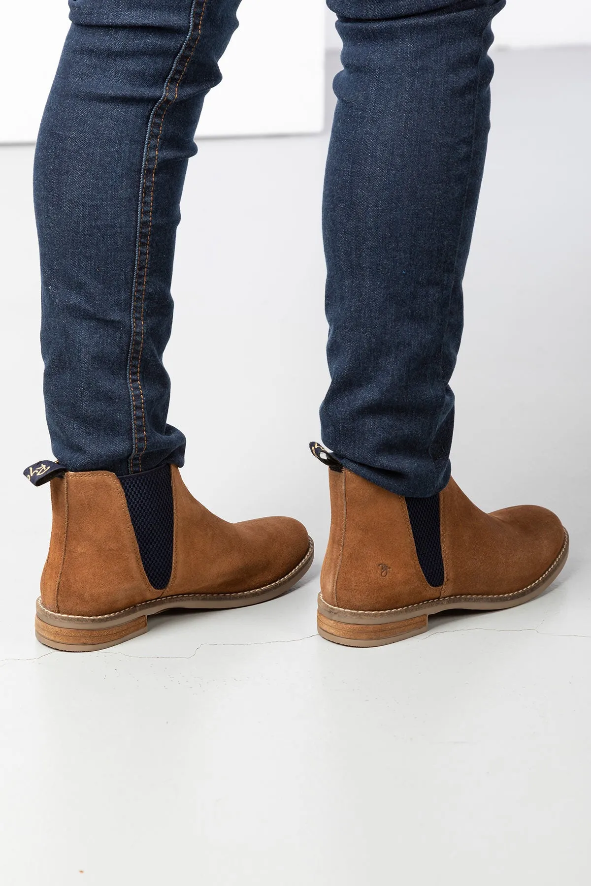 Ladies Suede Chelsea Boots - Kirby III