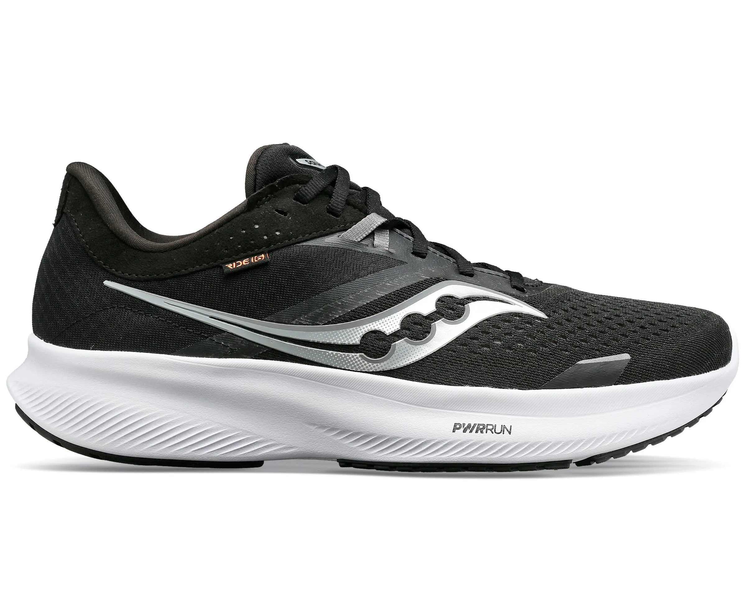 Mens Saucony Ride 16 Running Shoes - Wide Fit, Lightweight & Cushioned Performance Footwear