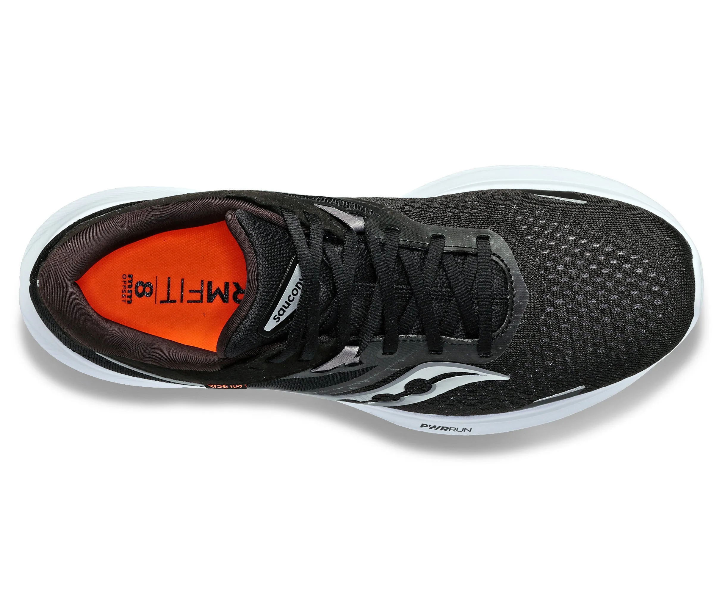 Mens Saucony Ride 16 Running Shoes - Wide Fit, Lightweight & Cushioned Performance Footwear