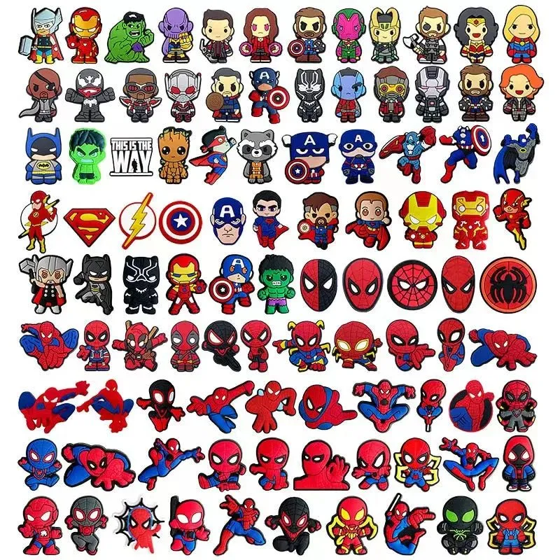 Marvel series Shoe Charms Croc Charms Shoe Decoration