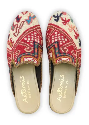 Men's Sumak Kilim Slippers - Size 10