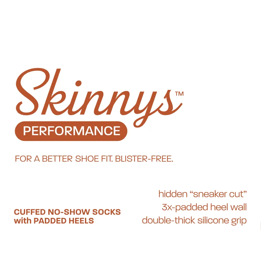 Skinnys Performance || Ultra-Thick No-Show Socks