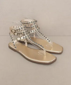 Studded Gladiator Sandal