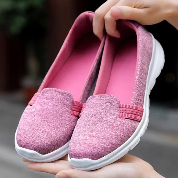 Women's Casual Shallow Mouth Breathable Low-top Sneakers 34207779S