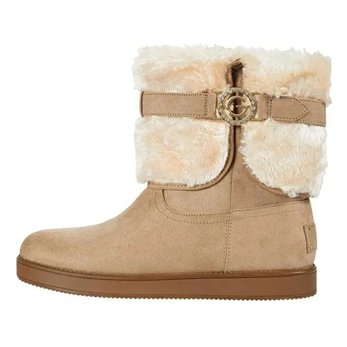 GBG Womens Alstyn Faux Fur Insulated Winter Boots