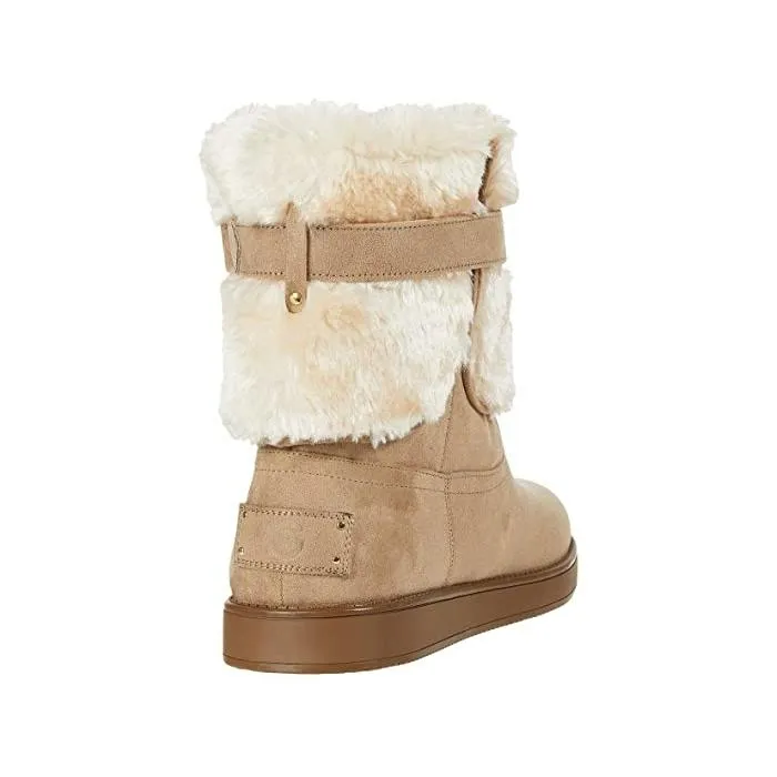 GBG Womens Alstyn Faux Fur Insulated Winter Boots