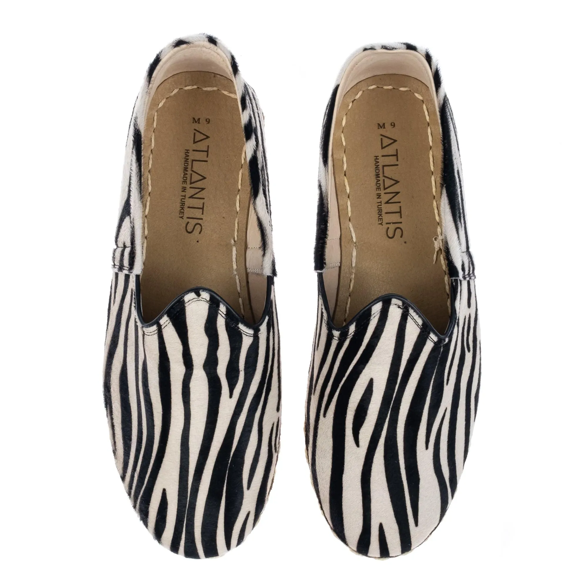 Women's Zebra Slip On Shoes