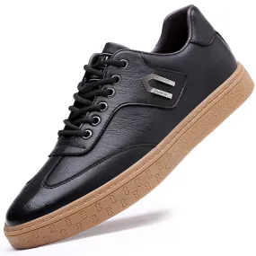 Xituodai  Spring Autumn New Men Shoes Fashion Casual Skateboard Shoes Men Leather Walking Work Oxfords Business Hip Hop Mens Sneakers