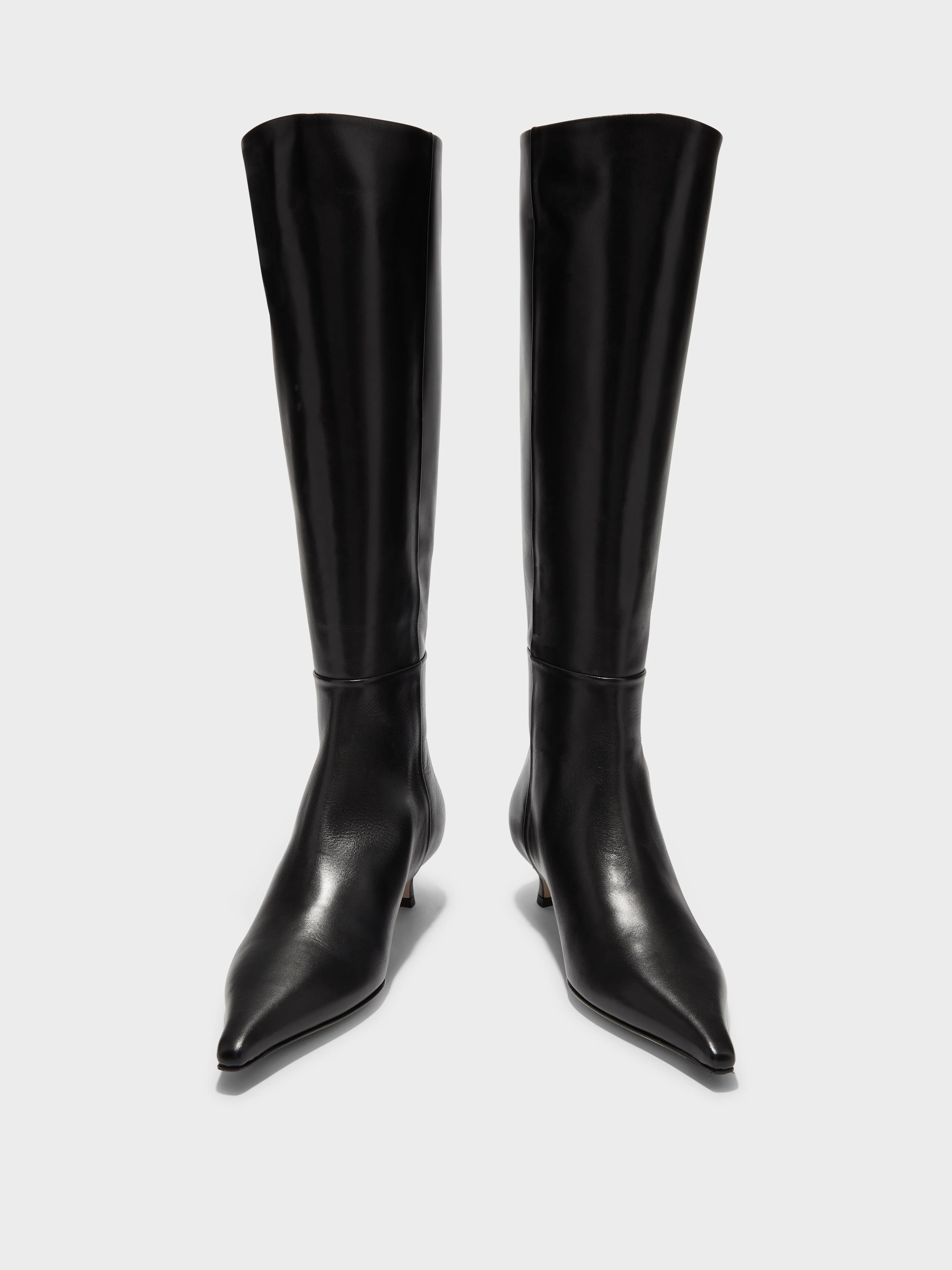 Zazie Premium Leather Knee-High Boots