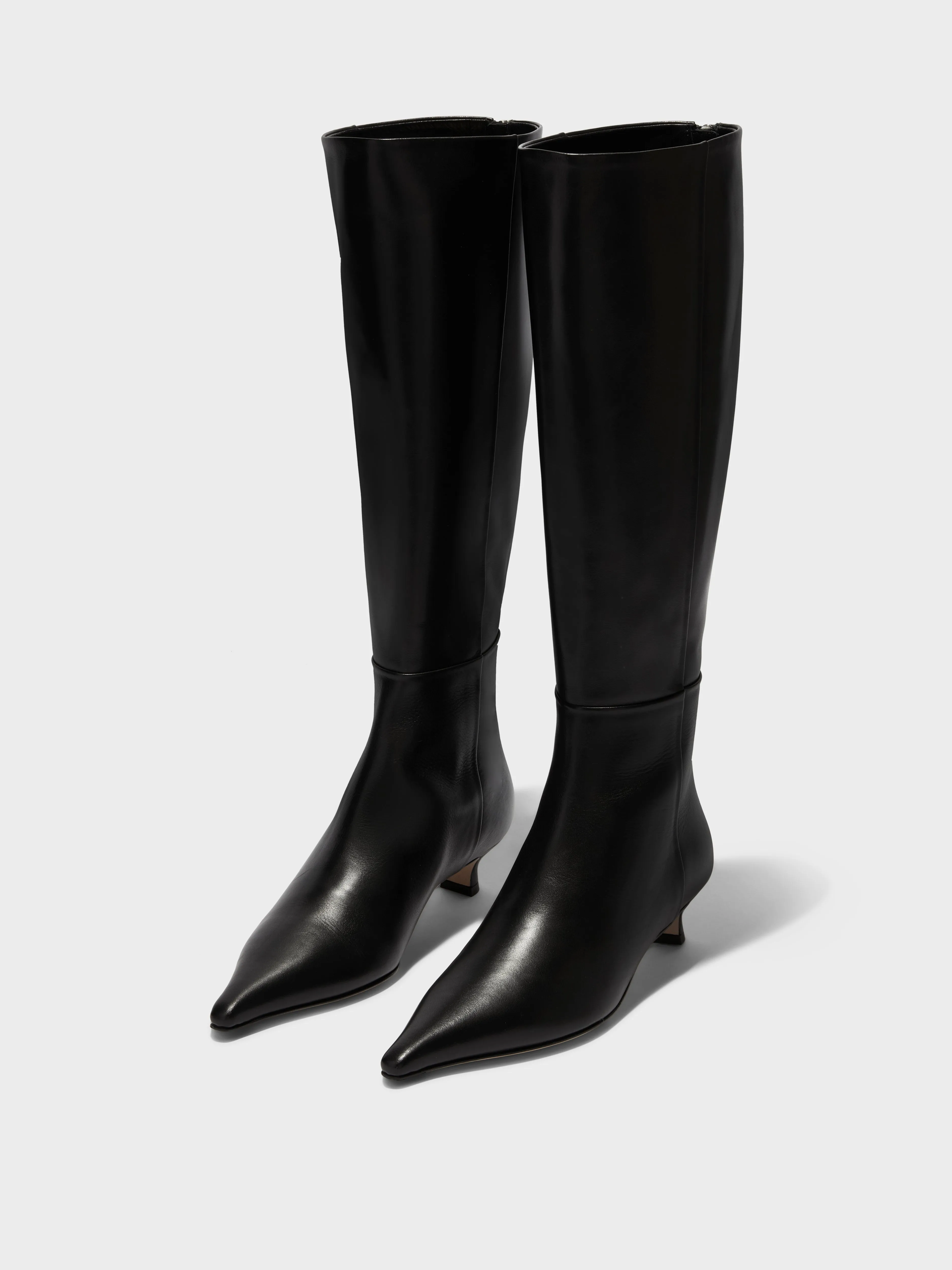 Zazie Premium Leather Knee-High Boots