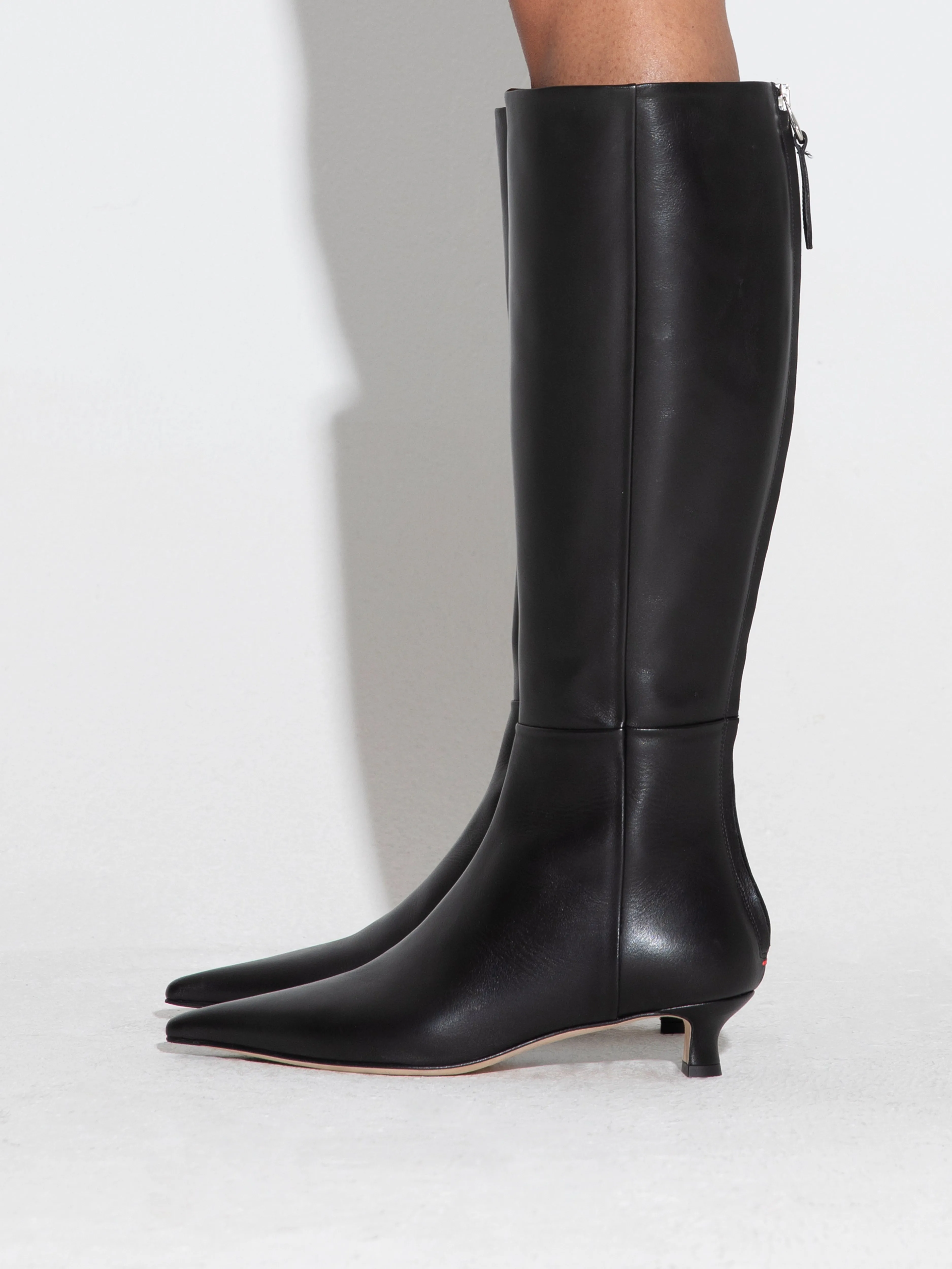 Zazie Premium Leather Knee-High Boots